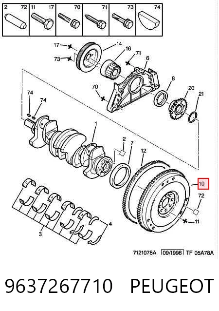 Volante de motor para Citroen C15  VD