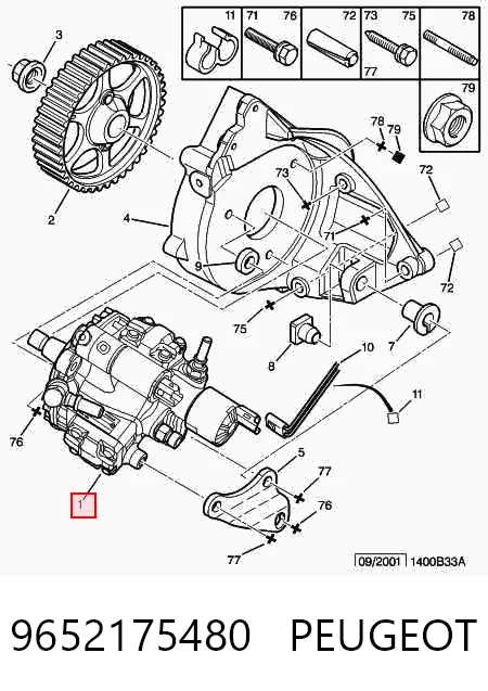 Compre Bomba de combustível de pressão alta Peugeot 307 