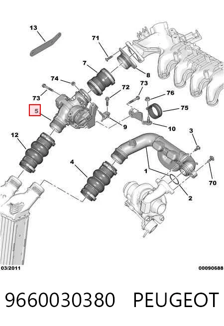 Válvula de borboleta montada VAG 9660030380 preço, a partir de 40,93 USD