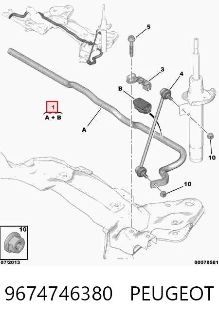 9674746380 Peugeot/Citroen