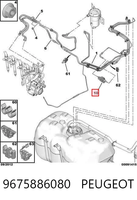 9675886080 Peugeot/Citroen
