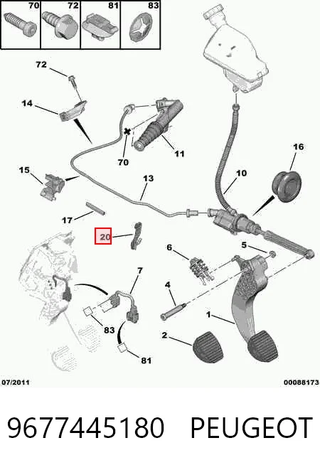 9677445180 Peugeot/Citroen