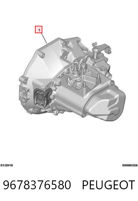 Caixa de Mudança montada (caixa mecânica de velocidades) Citroen C3 II A51