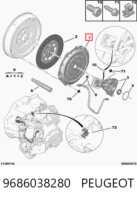 Compre Cesta de embraiagem Citroen C3 