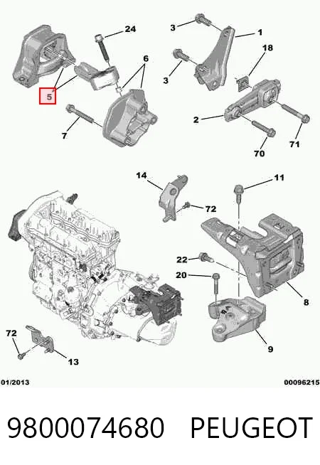 9800074680 Peugeot/Citroen