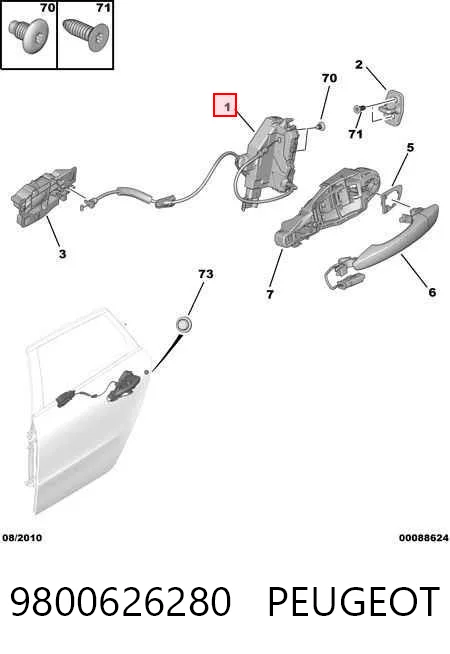 9800626280 Peugeot/Citroen