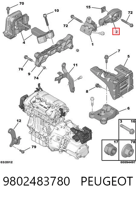 9802483780 Peugeot/Citroen 