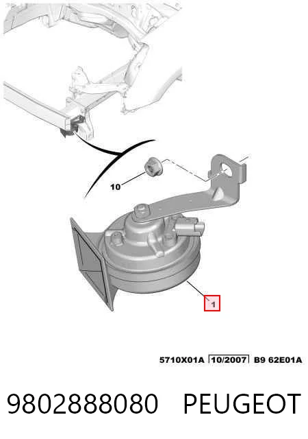 Sinal sonoro (cláxon) Diamond/DPA 1K0951223B preço, a partir de 40,86 USD