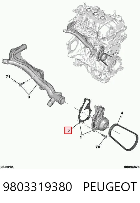 9803319380 Peugeot/Citroen