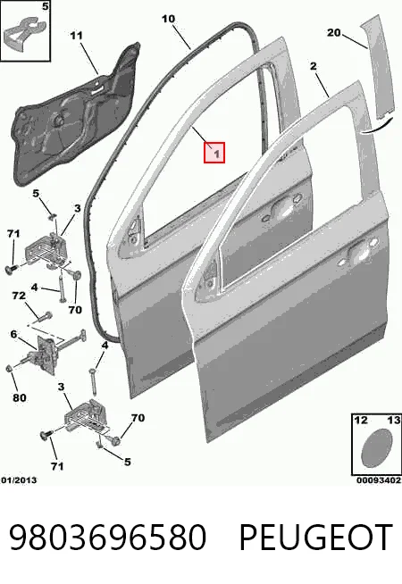 9803696580 Peugeot/Citroen