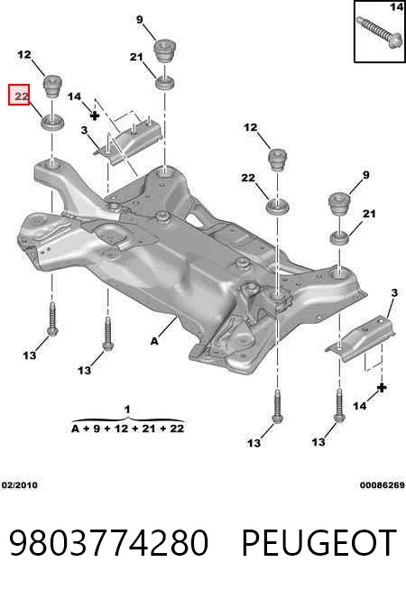 9803774280 Peugeot/Citroen