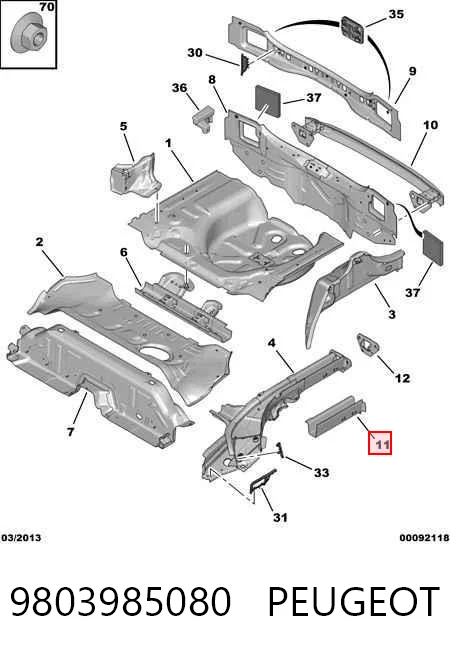 9803985080 Peugeot/Citroen