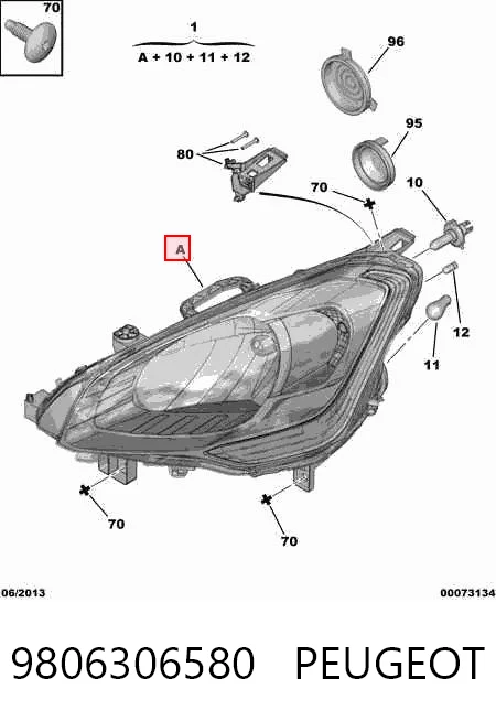 9806306580 Peugeot/Citroen