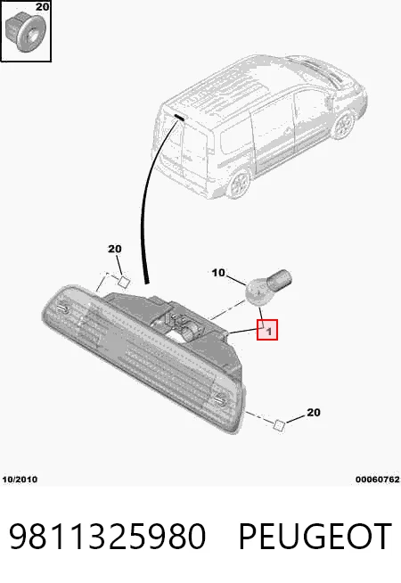 9811325980 Peugeot/Citroen