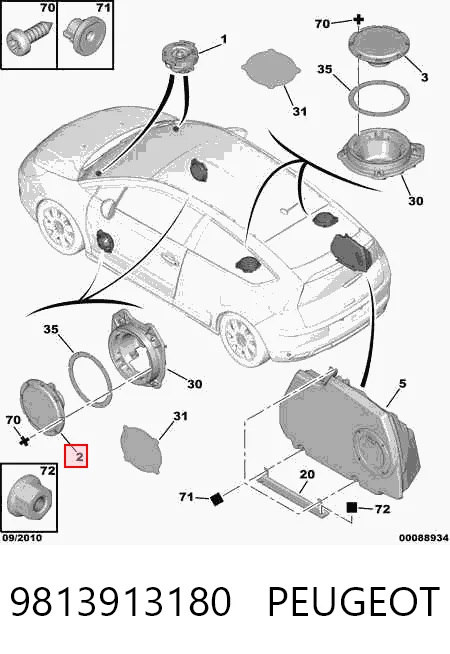 9813913180 Peugeot/Citroen
