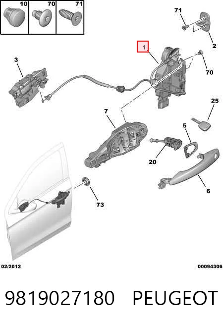 9819027180 Peugeot/Citroen