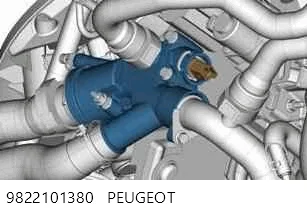 9822101380 Peugeot/Citroen Compressor de aparelho de ar condicionado