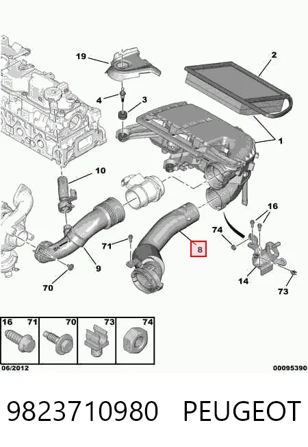 9823710980 Peugeot/Citroen