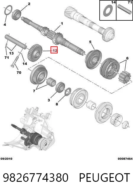 9826774380 Peugeot/Citroen