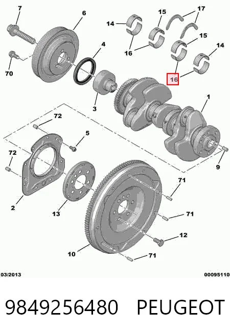 9849256480 Peugeot/Citroen