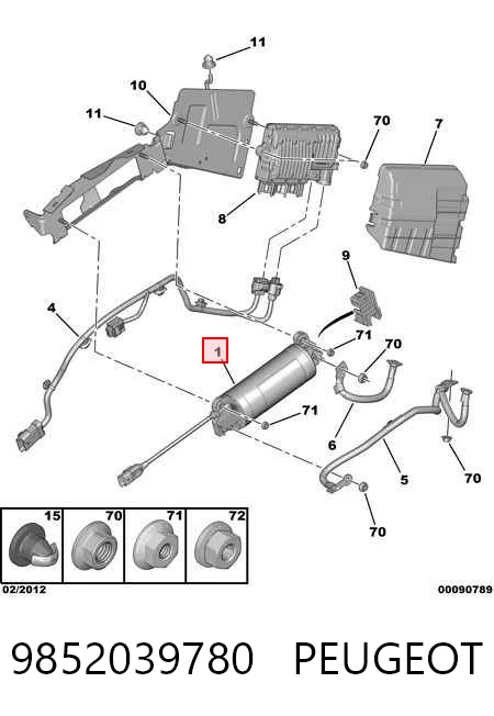 Condensador do sistema start/stop Renault (RVI) 9801739380 preço, a partir de 168,55 USD