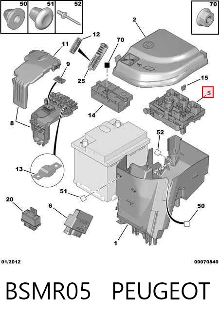Compre Unidade de dispositivos de segurança Peugeot Partner 