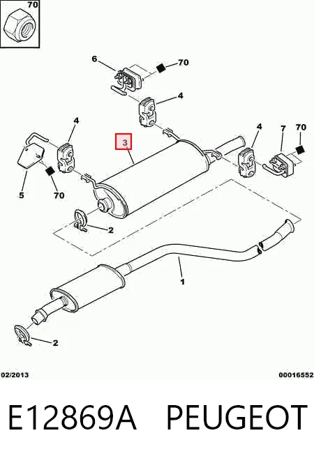 E12869A Peugeot/Citroen