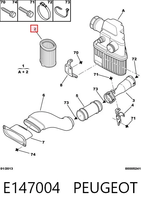 Compre 3I1984 Caterpillar Filtro de ar