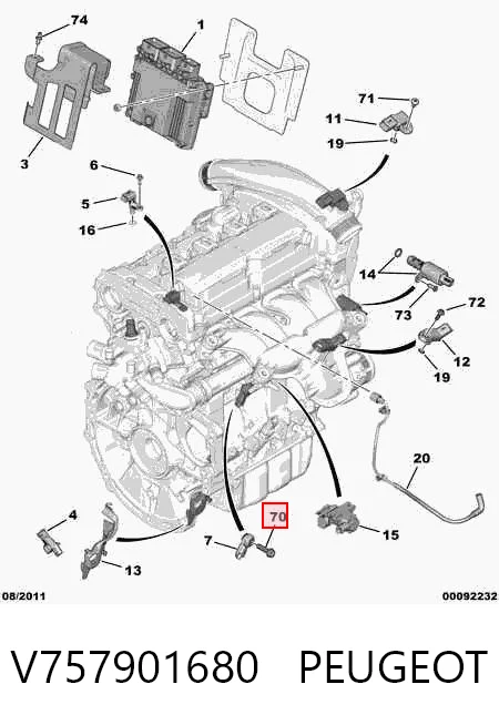 V757901680 Peugeot/Citroen