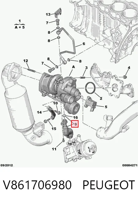 Compre OPR00016 Ajusa Tubo (mangueira) de derivação de óleo de turbina