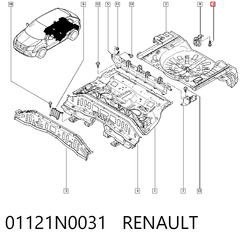 01121N0031 Renault (RVI)