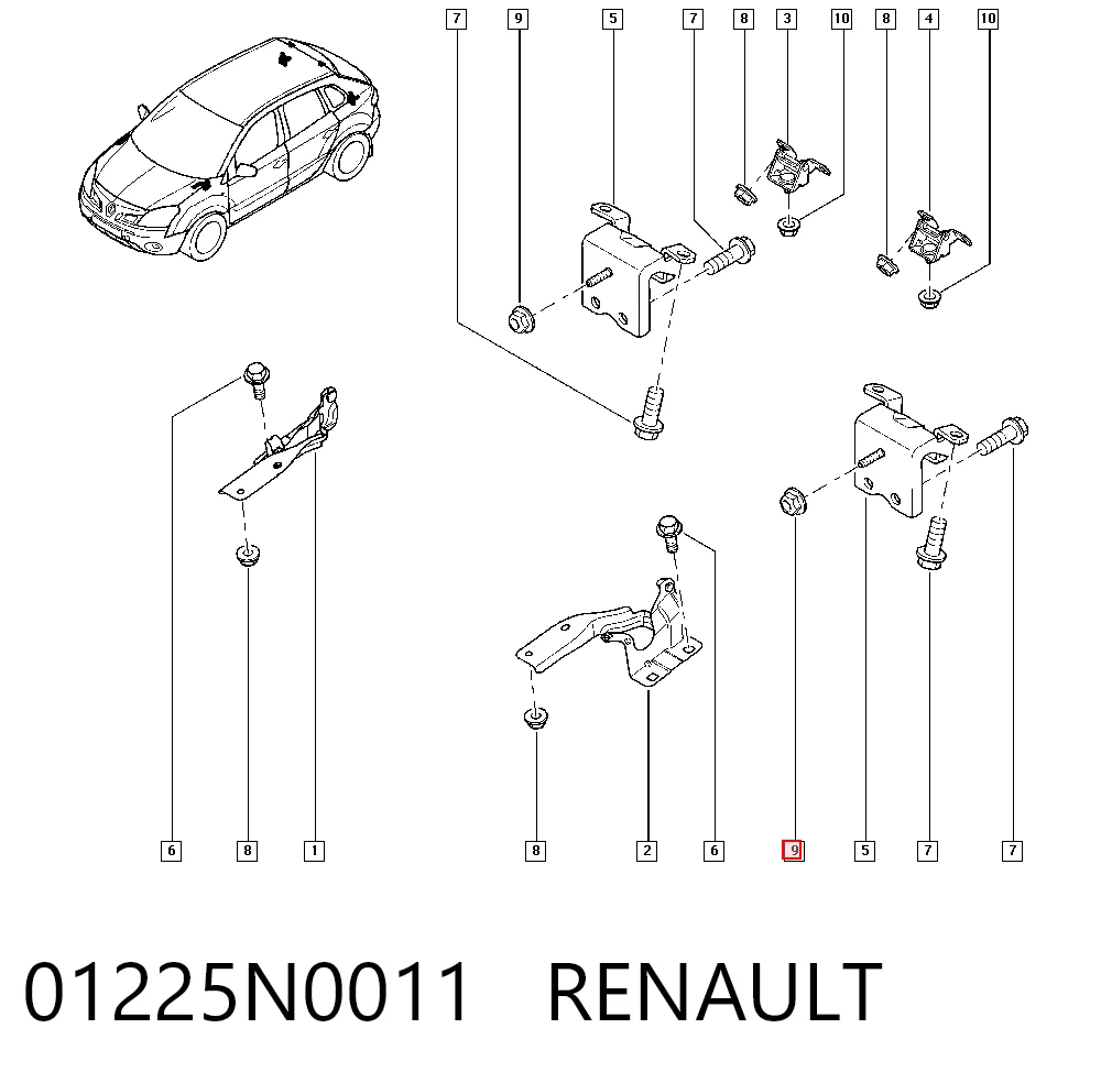 01225N0011 Renault (RVI)