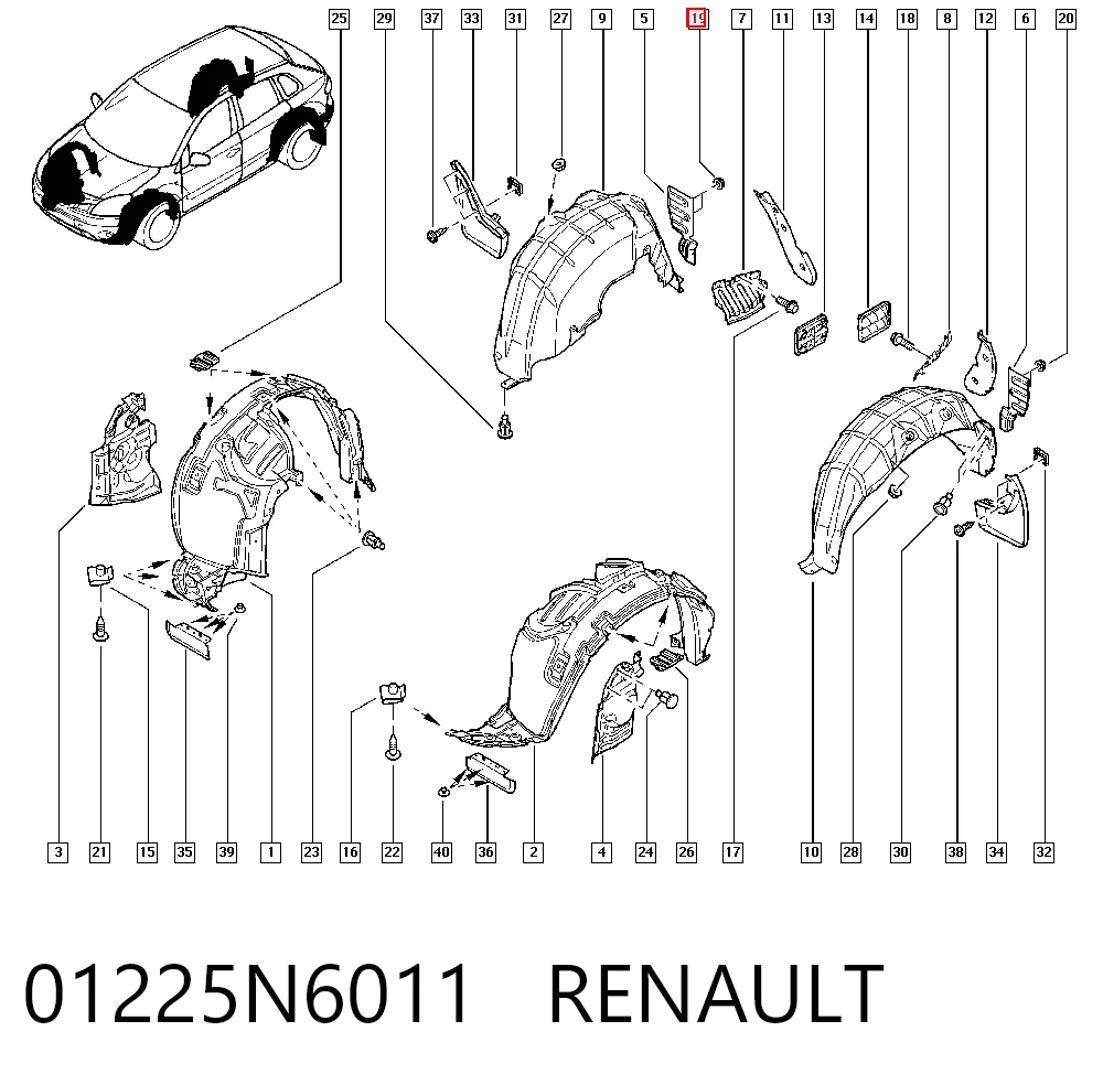 01225N6011 Renault (RVI)