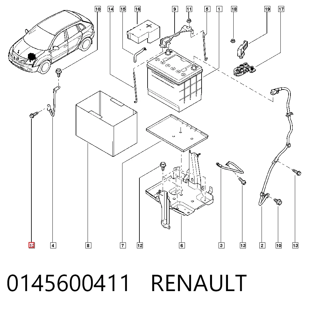 0145600411 Renault (RVI)