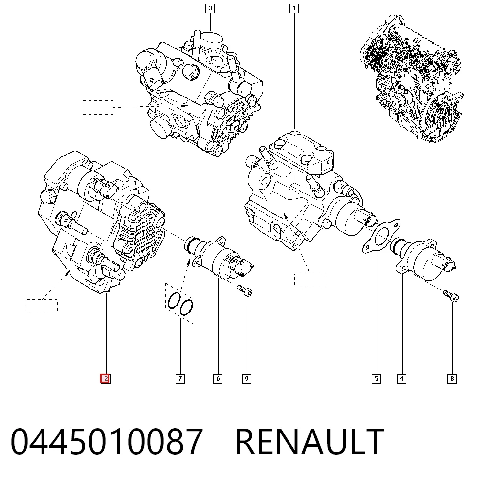 Bomba de combustível de pressão alta Suzuki Grand Vitara SUV (JB) (2005 - 2026) 