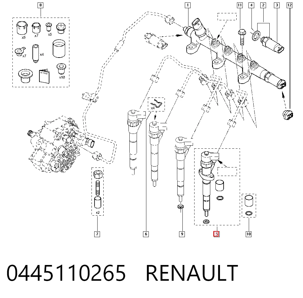 986435170 Bosch Injetor de injeção de combustível