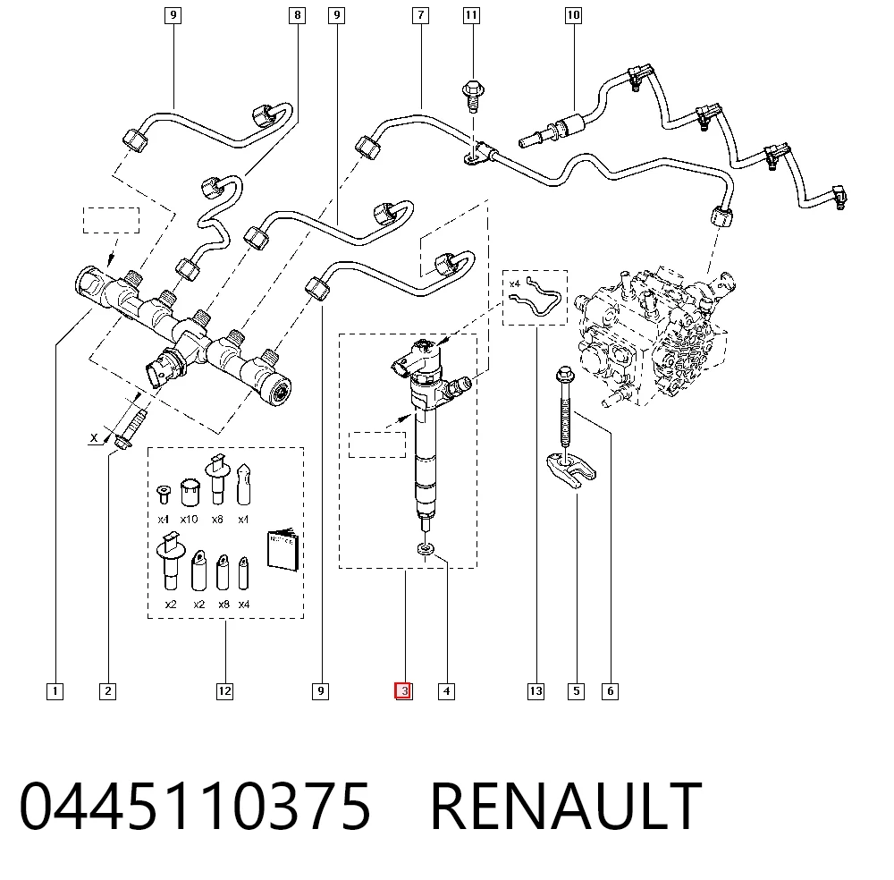 Compre Injetor de injeção de combustível Renault Master 3