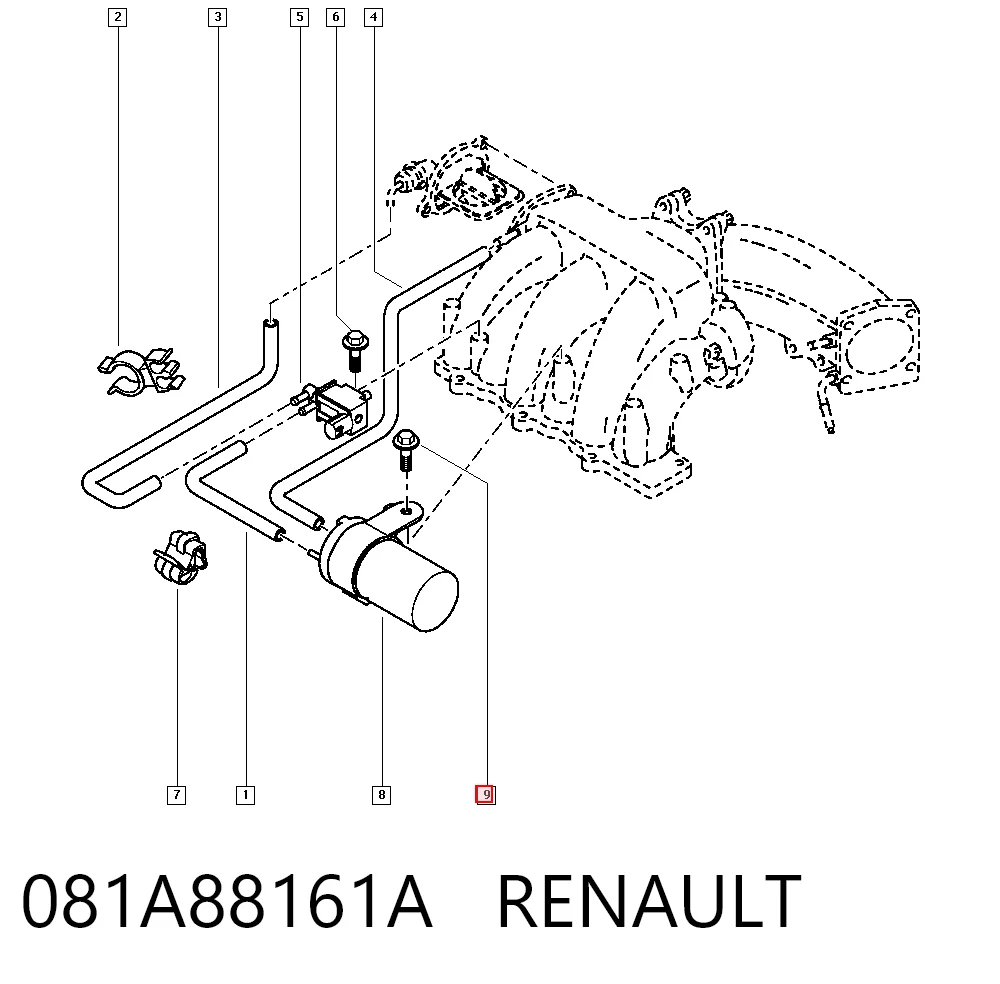 081A88161A Renault (RVI)