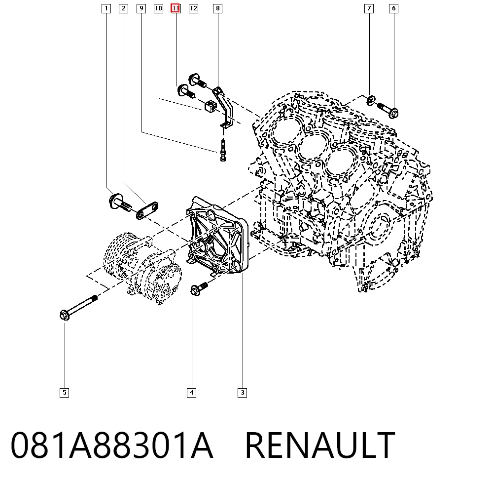 081A88301A Renault (RVI)