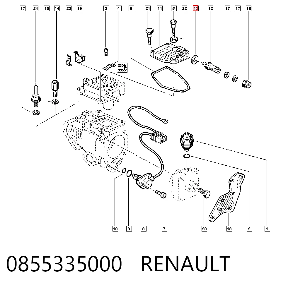 Compre 09331108 Bomag Vedante de rolha de panela de motor