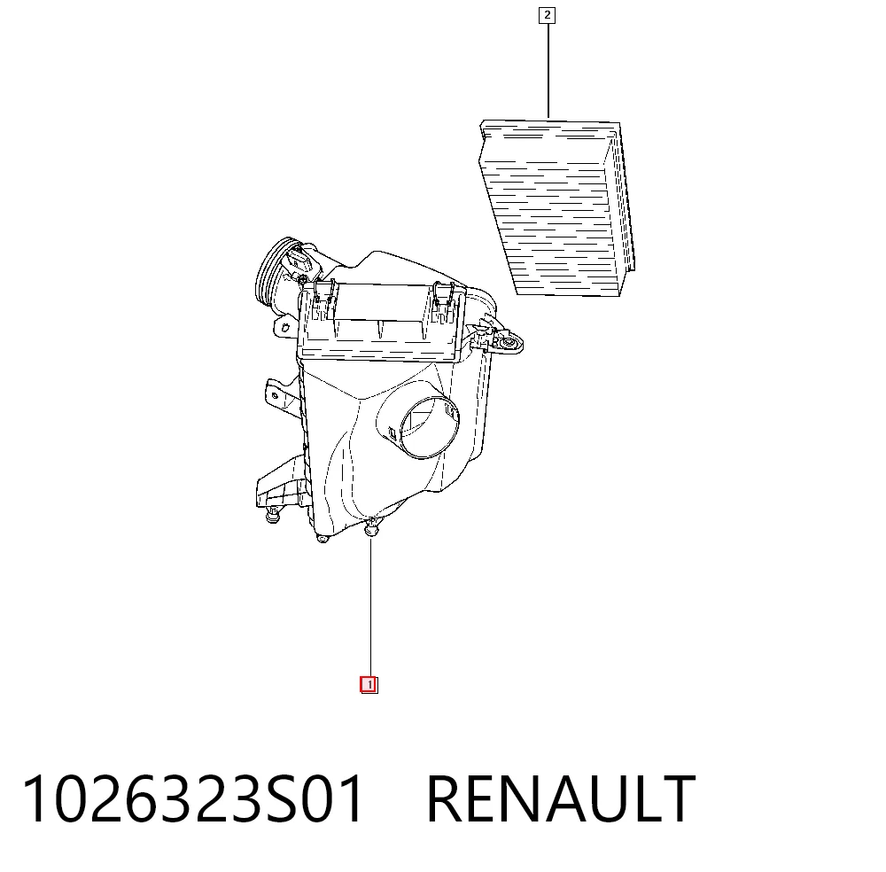  Caixa de filtro de ar Nissan X-Trail SUV (T31) (2007 - 2014) 