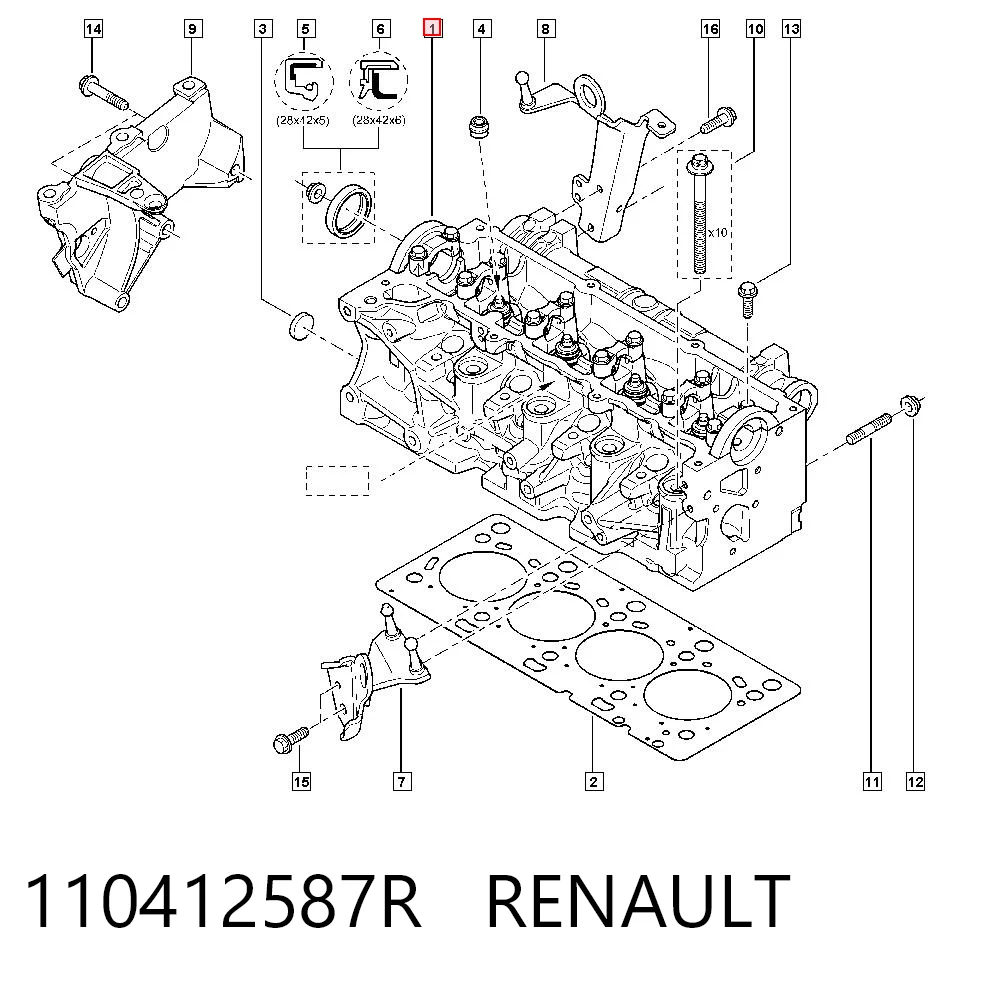  para Dacia Sandero I (BS0, 1)