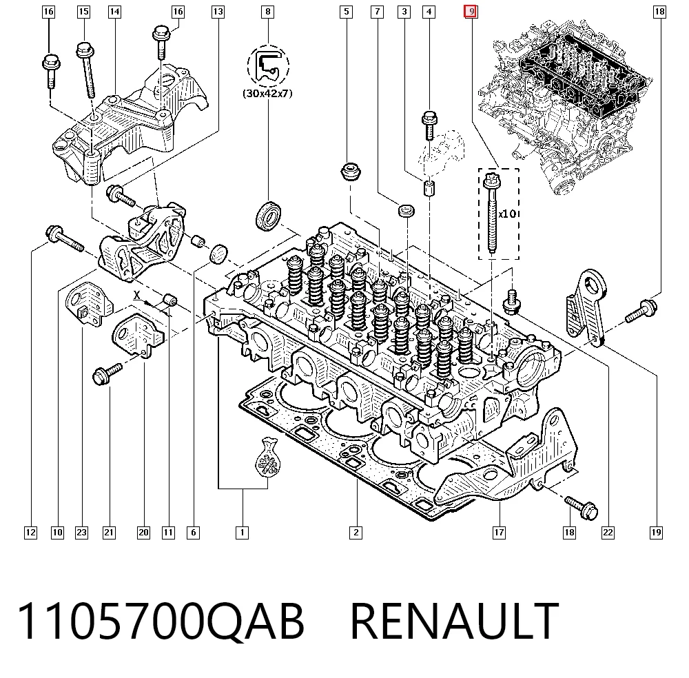 1105700QAB Renault (RVI)