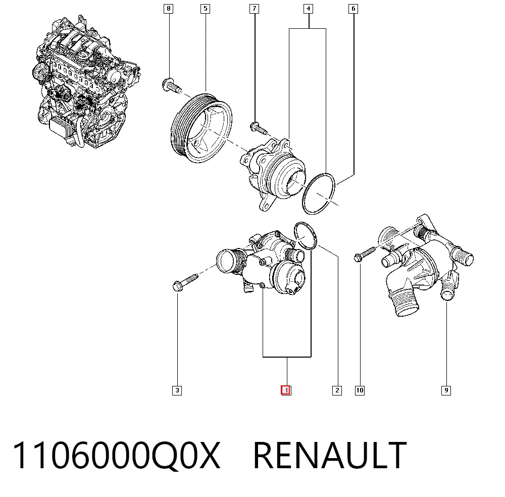 1106000Q0X Renault (RVI)