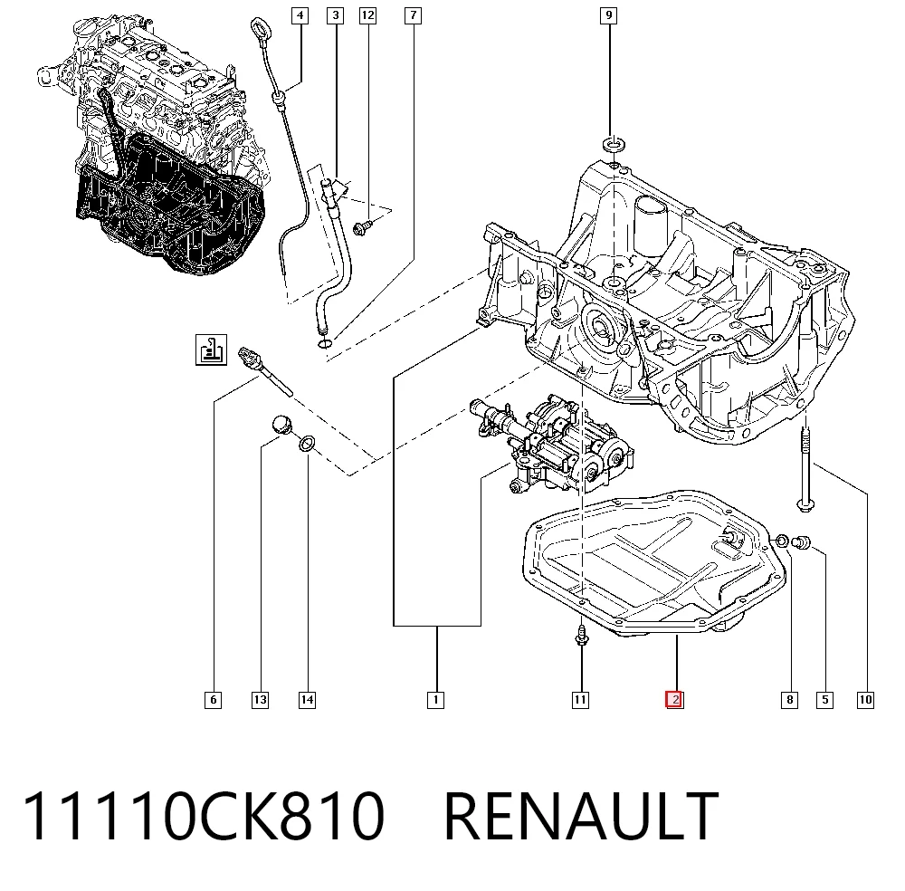 11110CK810 Renault (RVI)
