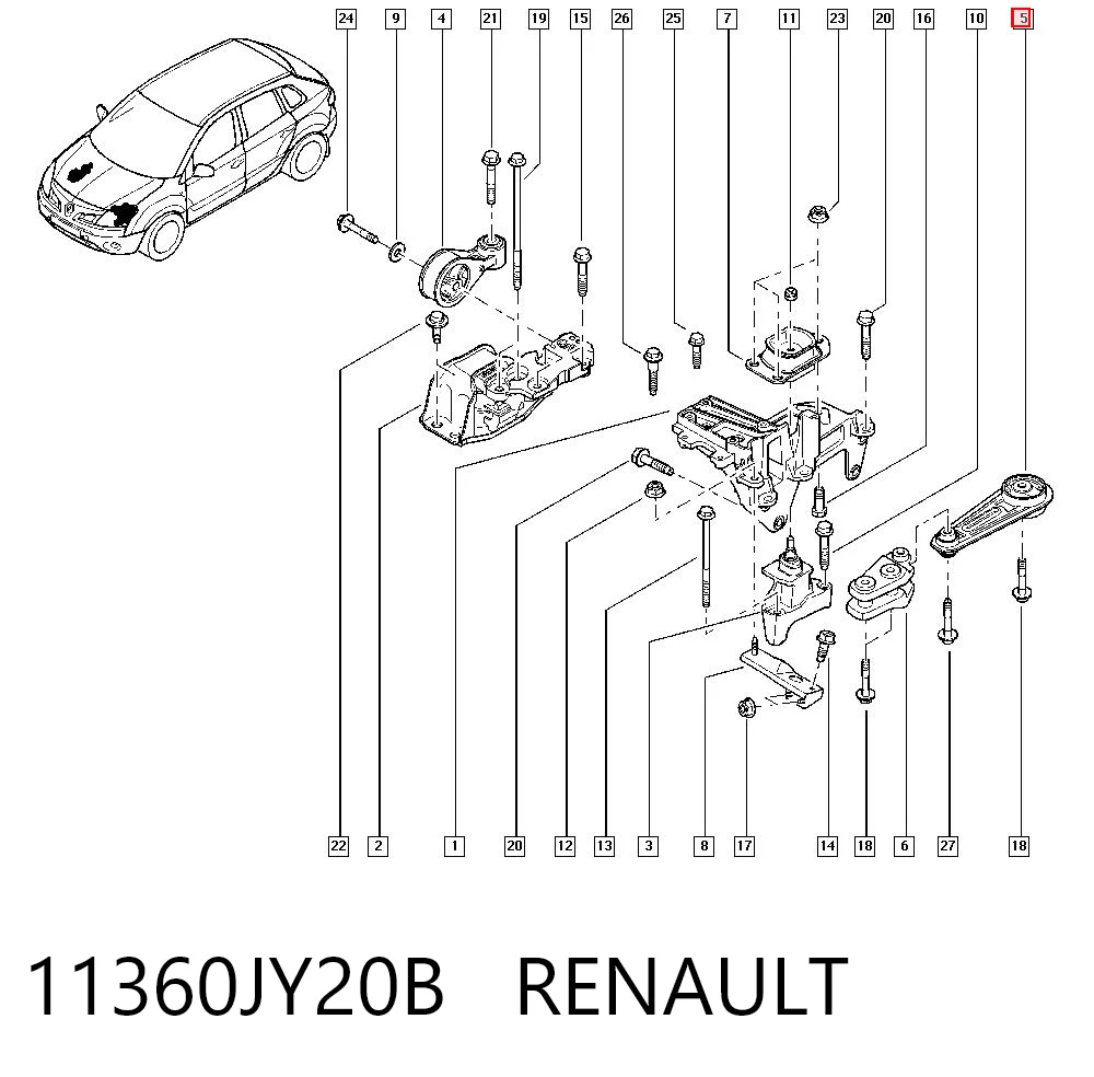 11360JY20B Renault (RVI)