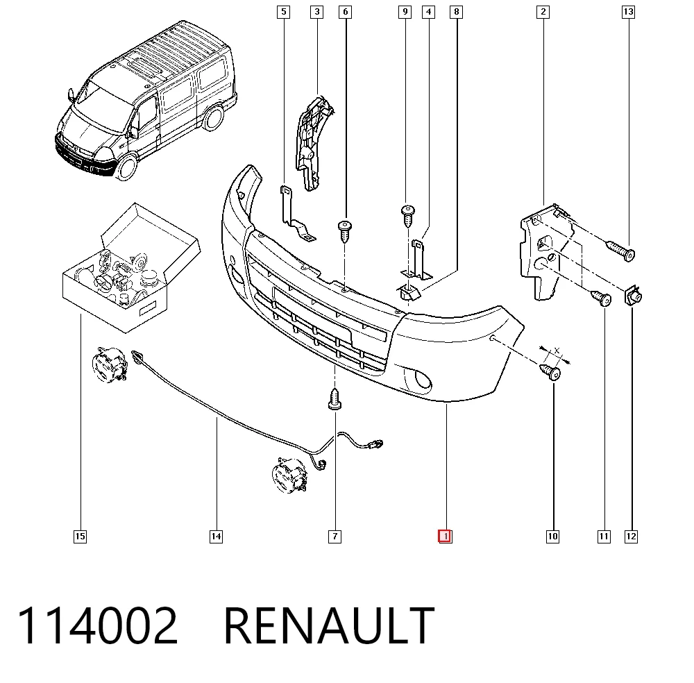 Pára-choque dianteiro Nissan/Infiniti 6265100QAD