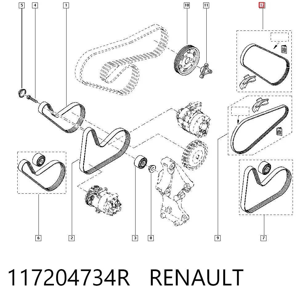 117204734R Renault (RVI)