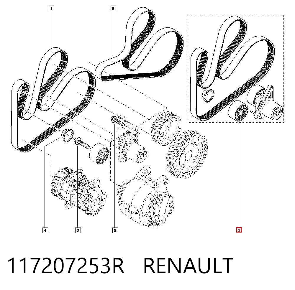 117207253R Renault (RVI)