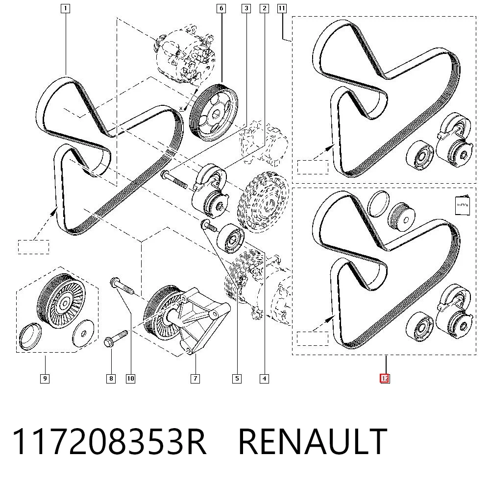 117208353R Renault (RVI)